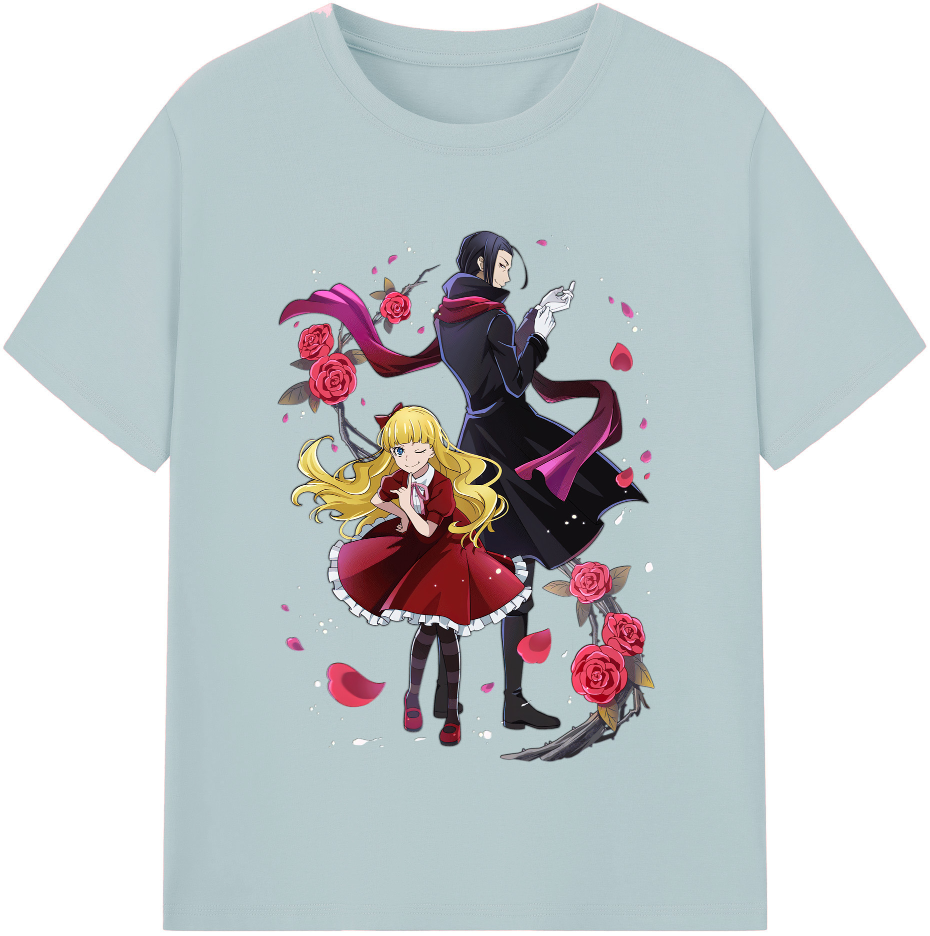 （画像用） 文豪ストレイドッグス Bungo Stray Dogs 綿100％半袖Tシャツ（フロントプリント）